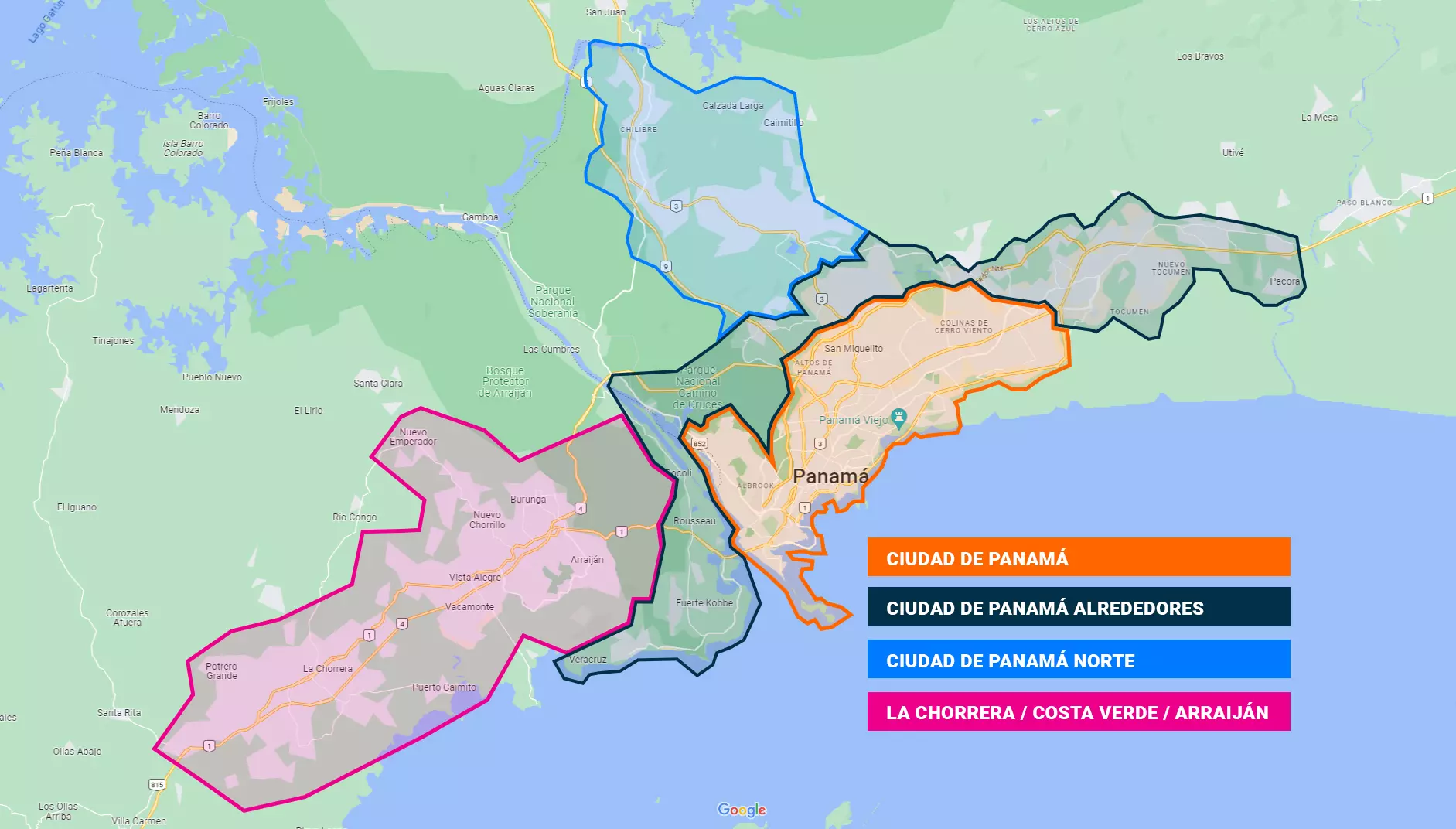 Panama City and Panama City Outskirts